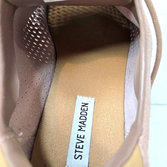 Steve Madden suede sneakers. Vaelen/Vaelo. 13 pale pink - Picture 5 of 12